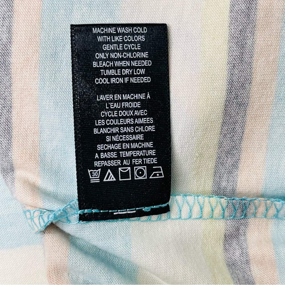AFRM Turquoise Stripe Jorja Knit Top Size 2XL NWT - Picture 8 of 10